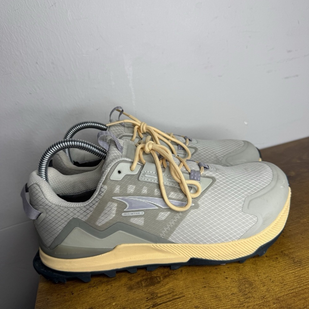 Altra All Wthr 2 Trail Running Shoes Women's Size 8 Grey Yellow